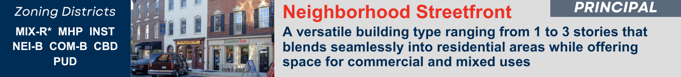 Neighborhood Streetfront